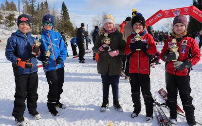 Skiavslutning med premieutdeling
